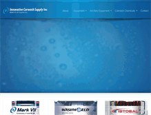 Tablet Screenshot of innovativecarwashsupply.com